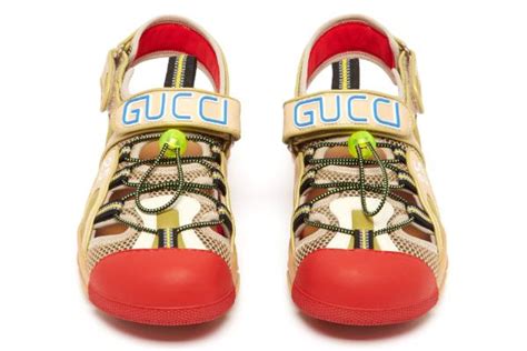 gucci grip strap sandals|Gucci closed toe sandals.